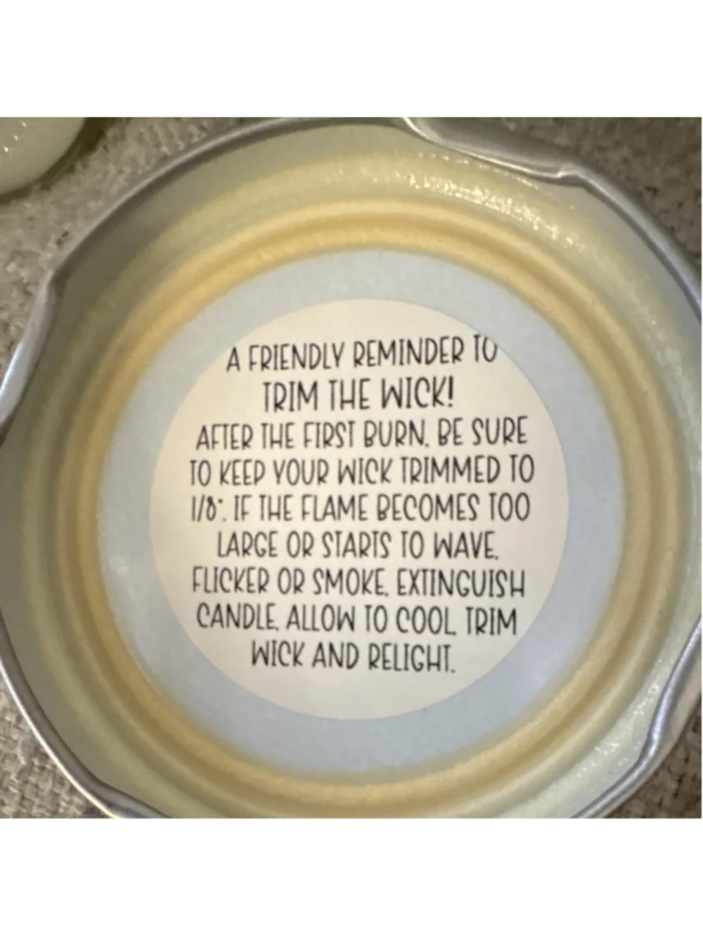 InspireLites Candle Co Apple Cider Donut Scented Jar Candle Coconut Soy Blend